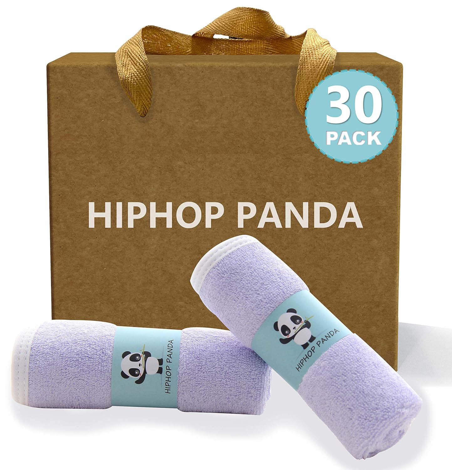 230322144343012_1 Bamboo Baby Washcloths - 2 Layer Soft Absorbent Bamboo Towel - Newborn Bath Face Towel - Natural Baby Wipes for Delicate Skin - Baby Registry as Shower(6 Pack) - Image 1